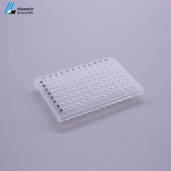 Placa para PCR semifalda de 0,2 ml 96